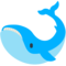 Whale emoji on Mozilla